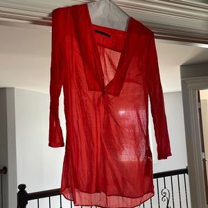 Zara swimsuit coverup